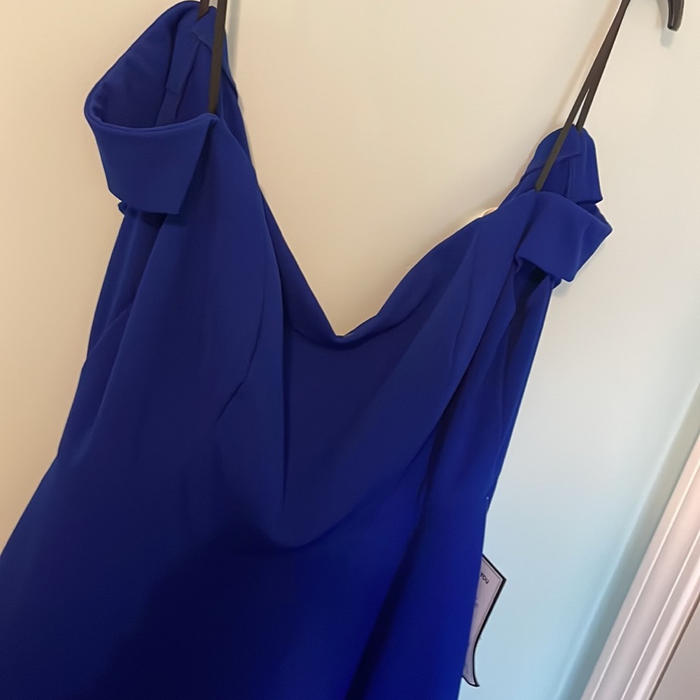 Blue Plus Size Dress - Picture 2 of 4